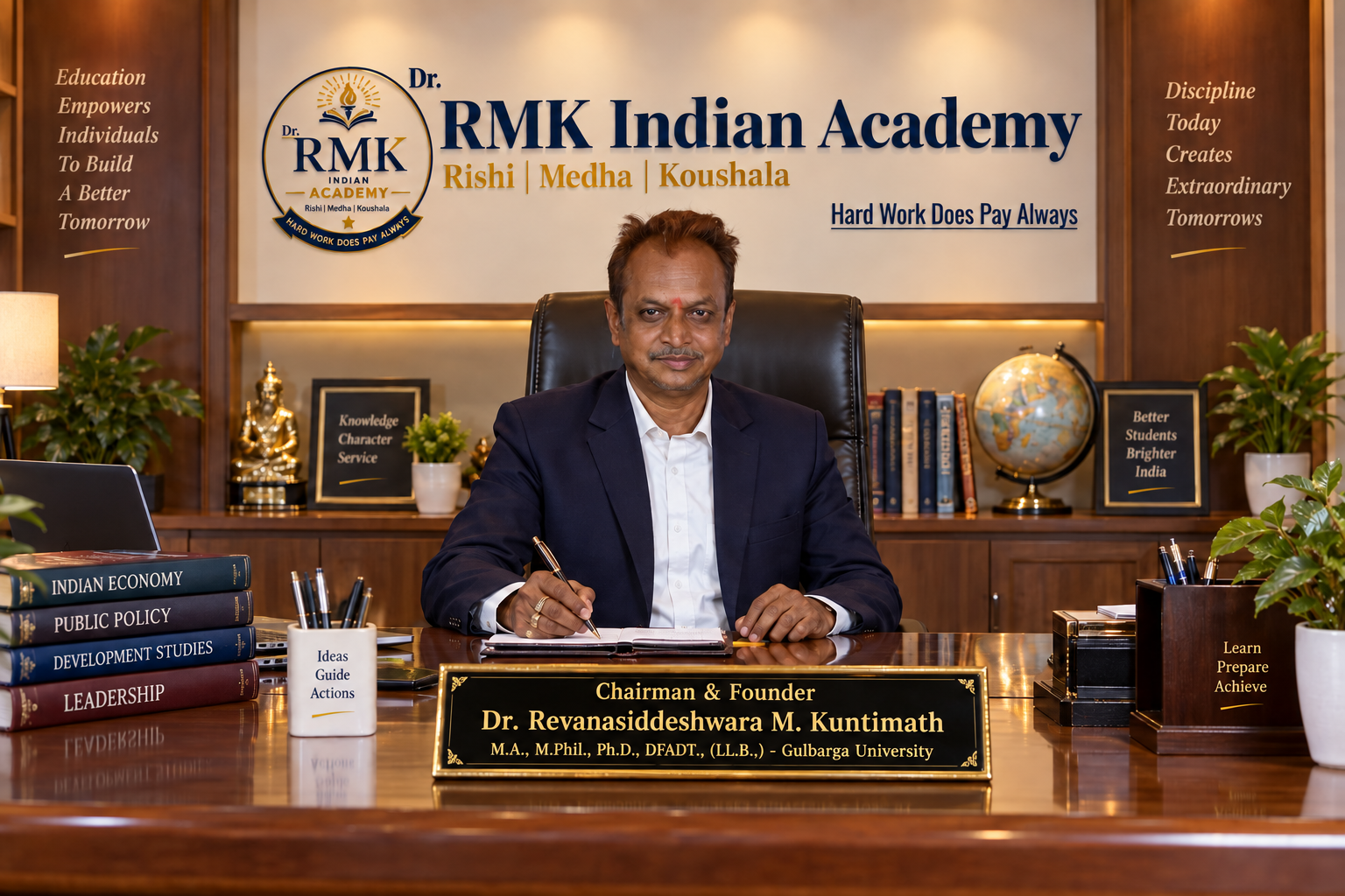 Dr. Revanasiddeshwara M. Kuntimath - Founder of Dr. RMK Academy